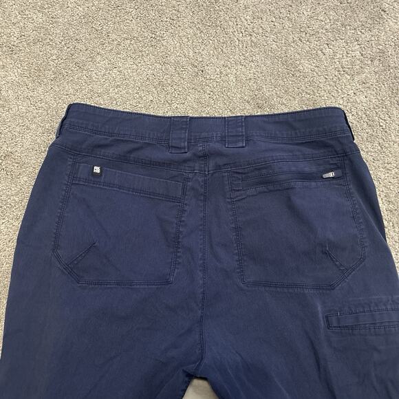 Duluth Alaskan Hardgear Outdoor Pants Belted Size 12 Blue Women’s Hiking - Picture 3 of 6